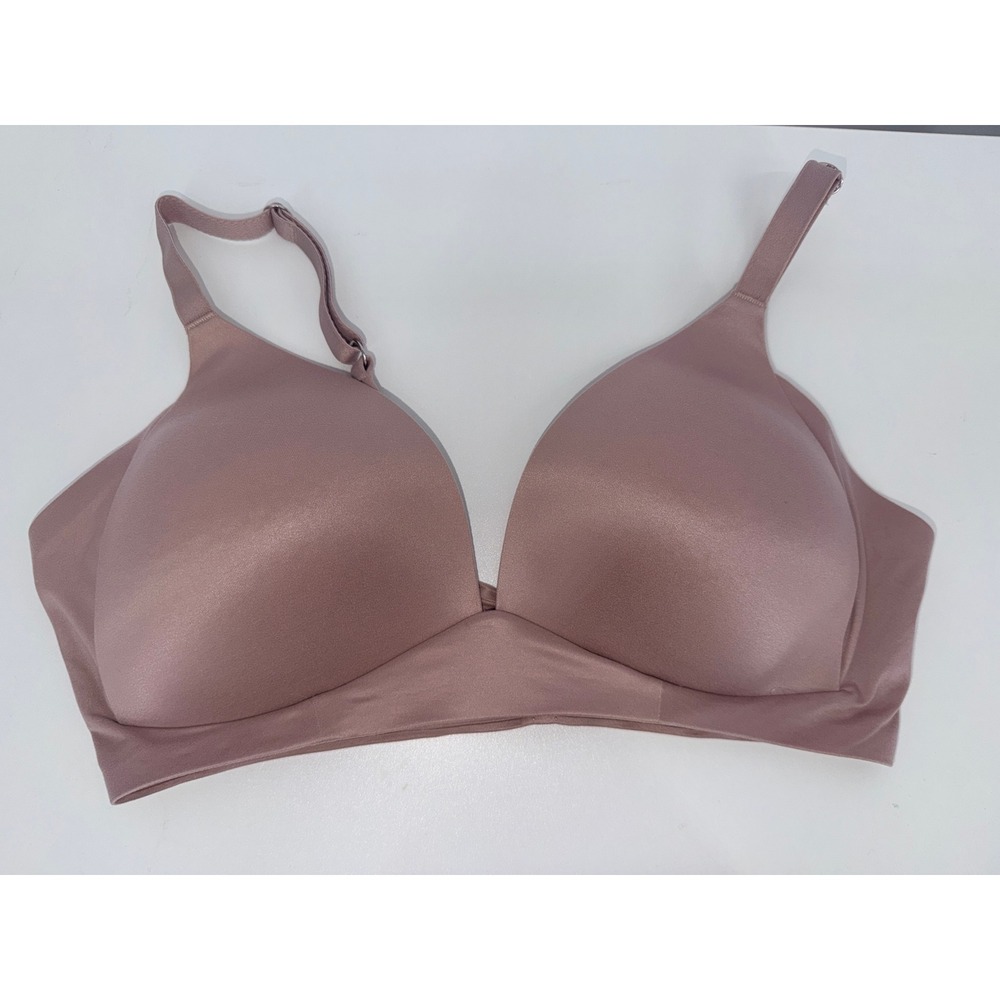 Aerie Real Sunnie Wireless Bra Women 34D Mauve Excellent Seamless Lightly Lined